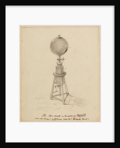 Robert Boyle’s air pump by Unknown