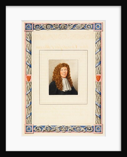 Portrait of Johann Christoph Sturm by George Perfect Harding