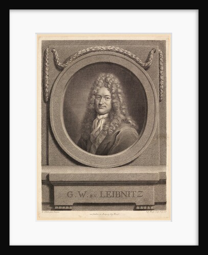 Portrait of Gottfried Wilhelm Leibniz by Johann Friedrich Bause