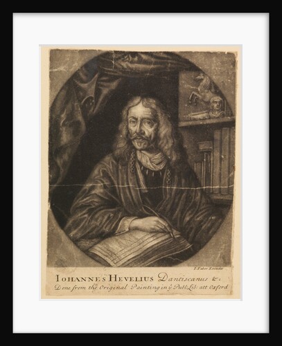 Portrait of Johannes Hevelius by John Faber the younger