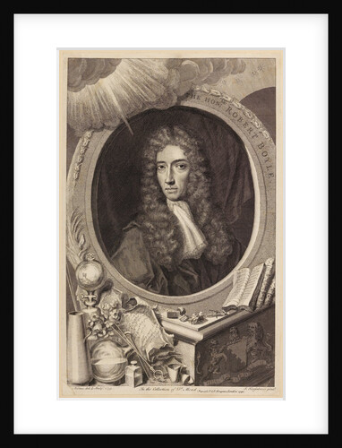 Portrait of Robert Boyle by George Vertue