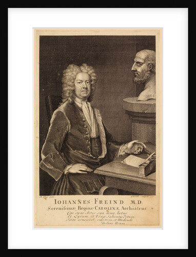 Portrait of John Friend by George Vertue