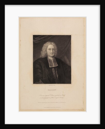Portrait of Edmond Halley by William Thomas Fry