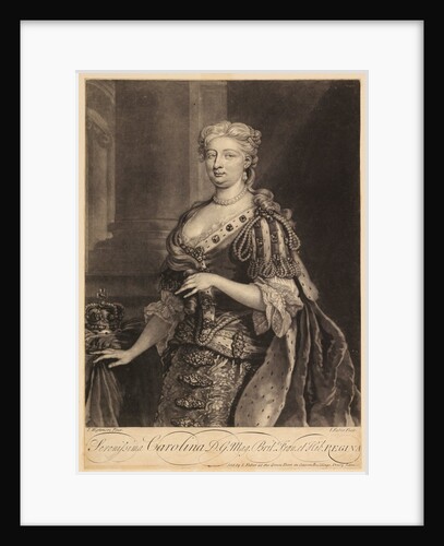 Portrait of Caroline of Ansbach by John Faber the younger
