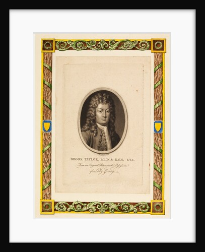 Portrait of Brook Taylor by Richard Earlom