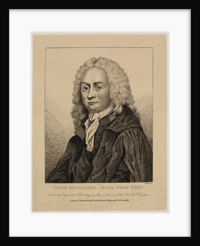 Portrait of Colin Maclaurin by Thomas Trotter