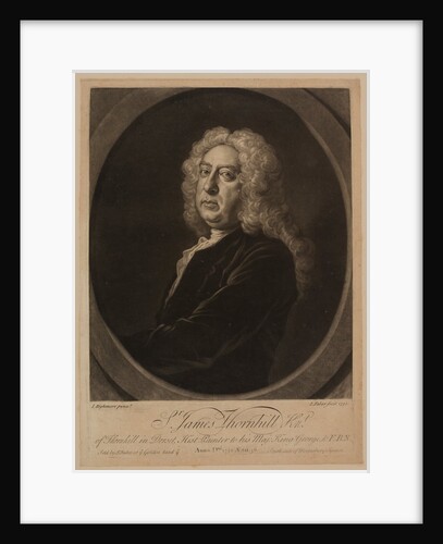 Portrait of James Thornhill by John Faber the younger