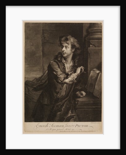 Portrait of Enoch Seeman the younger by Enoch Seeman the younger
