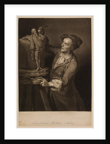Portrait of Louis Francois Roubiliac by Unknown