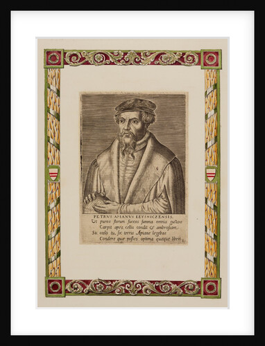 Portrait of Petrus Apianus by Philip Galle