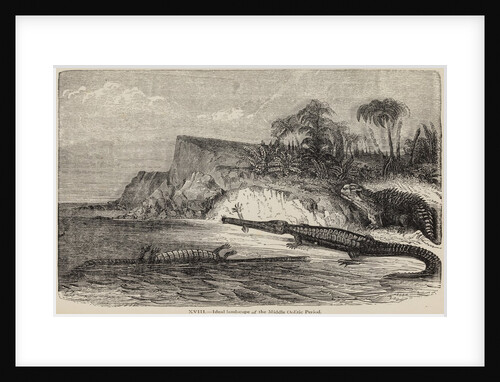Teleosaurs and hylaeosaur by Unknown artist