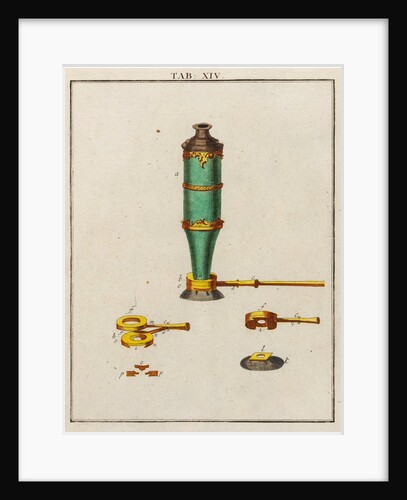 Compound microscope by Adam Wolfgang Winterschmidt