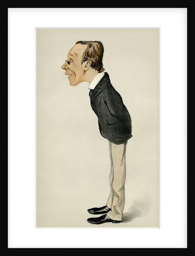 Caricature of Henry Fawcett by Melchiorre De Filippis Delfico
