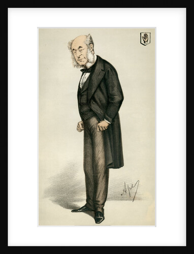 Caricature of William Fergusson by Carlo Pellegrini