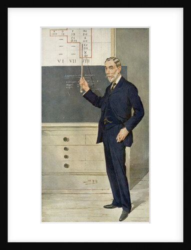 Caricature of William Ramsay by Leslie Matthew Ward