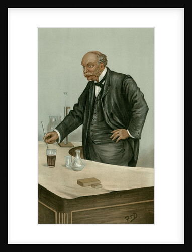 Caricature of John Robert Strutt by Frederick Thomas Dalton