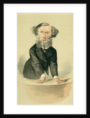 Caricature of John Tyndall by Adriano Cecioni