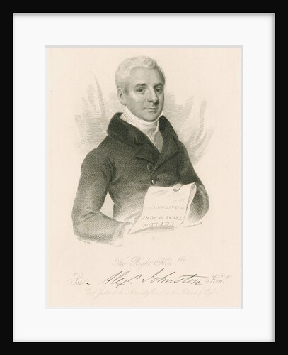 Portrait of Alexander Johnston (1775-1849) by Thomas A Woolnoth