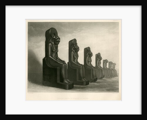 Statues of Bastet by James Faed