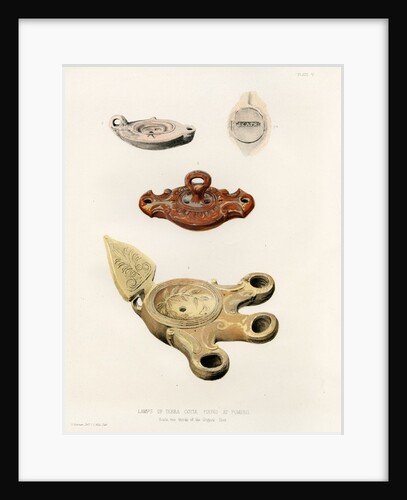Lamps from Pompeii by C. F. Kell