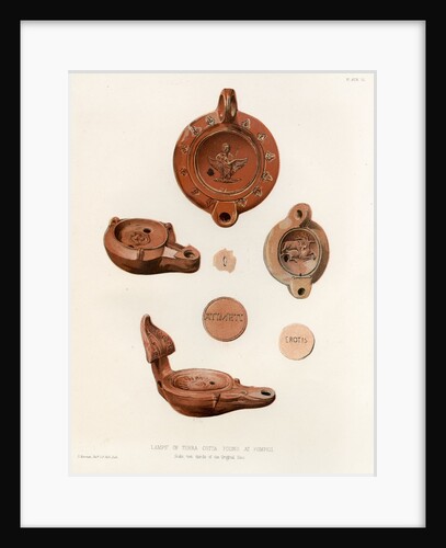 Lamps from Pompeii by C. F. Kell