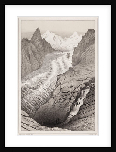 Riffelhorn, Gornerhorn and Monte Rosa mountain range by Hercule Nicolet