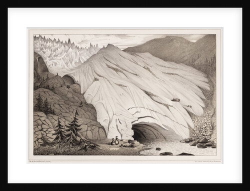 Glacial moraine, Zermatt by Hercule Nicolet