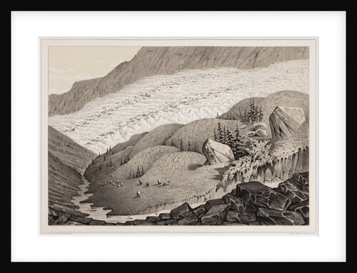 Glacial moraine, Zermatt by Hercule Nicolet