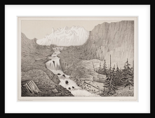 Fiescher glacier by Hercule Nicolet