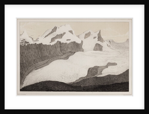 Findel glacier by Hercule Nicolet