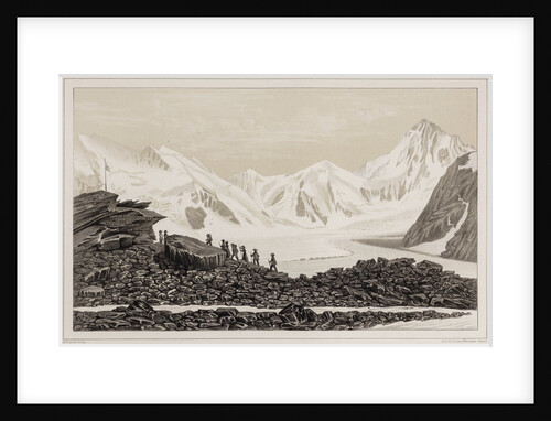 Lauteraar and Finsteraar glacier by Hercule Nicolet