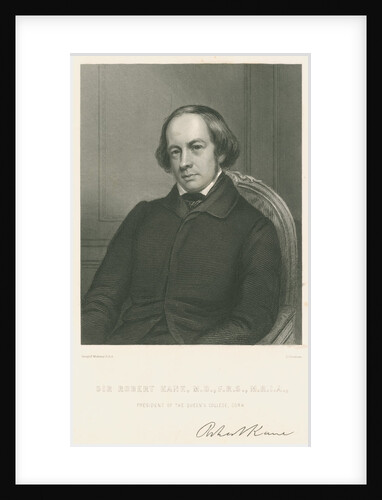 Portrait of Sir Robert John Kane (1809-1809) by Samuel Freeman