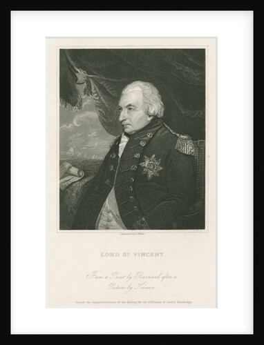 Portrait of John Jervi, Earl of St Vincent (1735-1823) by Henry Wallis