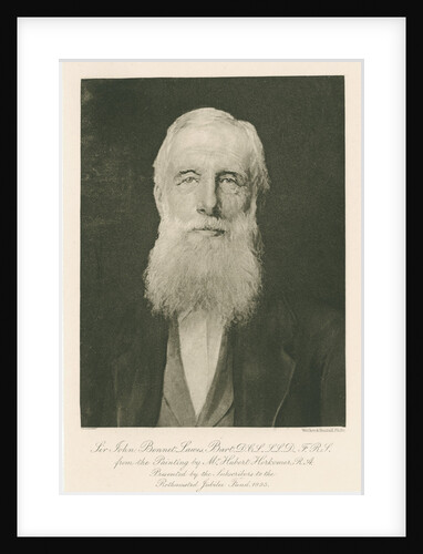 Portrait of John Bennet Lawes (1814-1900) by Walker & Boutall