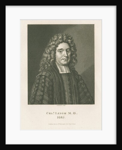 Portrait of Charles Leigh (1662-1701) by P Rothwell