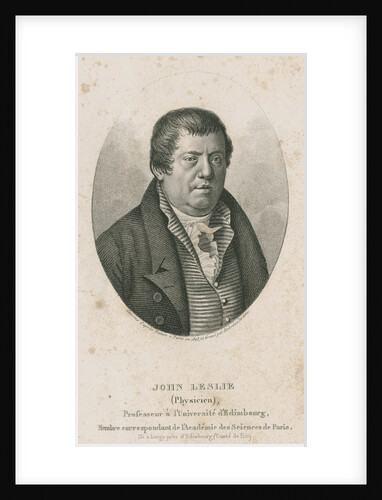 Portrait of John Leslie (1766-1832) by Ambroise Tardieu
