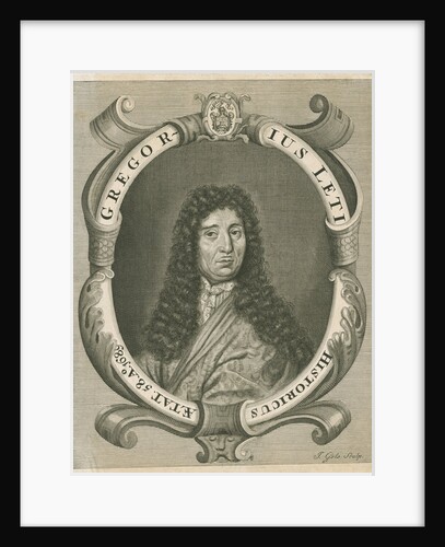 Portrait of Gregorio Leti (1630-1701) by Jacob Gole