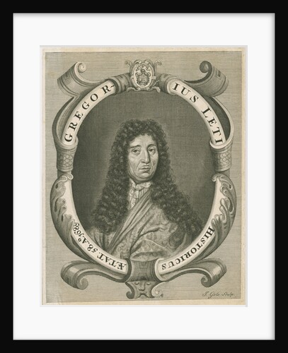 Portrait of Gregorio Leti (1630-1701) by Jacob Gole