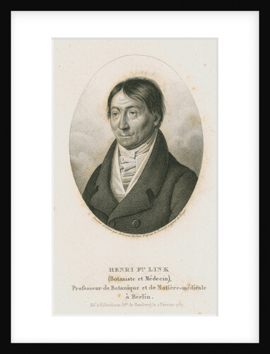 Portrait of Johann Heinrich Friedrich Link (1767-1851) by Ambroise Tardieu