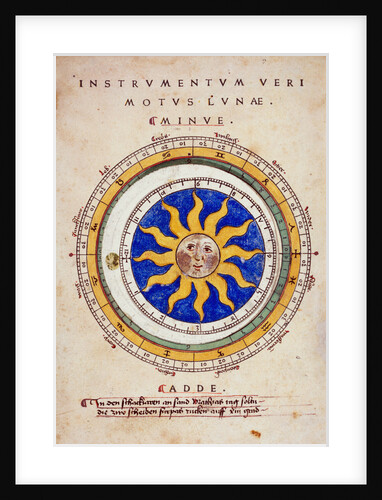 Moveable disc calendar by Anonymous