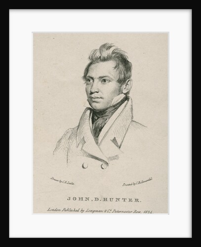 Portrait of John Dunn Hunter (1798-1827) by Charles Joseph Hullmandel