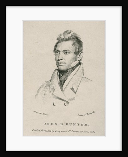 Portrait of John Dunn Hunter (1798-1827) by Charles Joseph Hullmandel