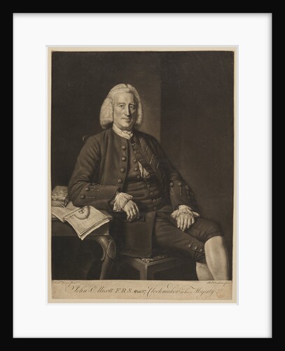 Portrait of John Ellicott (1701-1772) by Robert Dunkarton