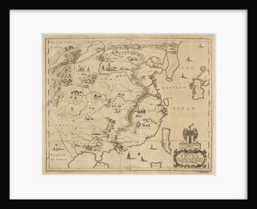 Map of China by Wenceslaus Hollar