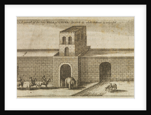 Great Wall of China by Wenceslaus Hollar