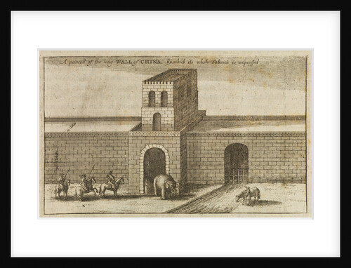 Great Wall of China by Wenceslaus Hollar