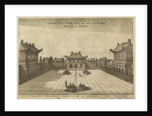 'Palace at Pekin' [Beijing] by Wenceslaus Hollar