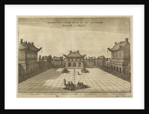 'Palace at Pekin' [Beijing] by Wenceslaus Hollar
