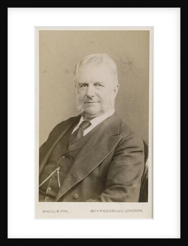 Portrait of Frederick Augustus Abel (1827-1902) by Maull & Fox