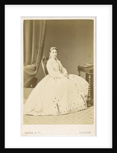 Portrait of Florence Barbara Maria Baker (1841-1916) by Maull & Co